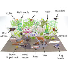 Load image into Gallery viewer, British hedgerow ecosystem origami organelle