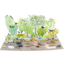 Load image into Gallery viewer, British woodland ecosystem origami organelle