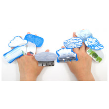 Load image into Gallery viewer, Cloud Rings Origami Organelle
