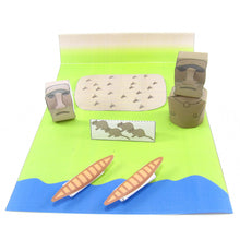 Load image into Gallery viewer, easter island origami organelle
