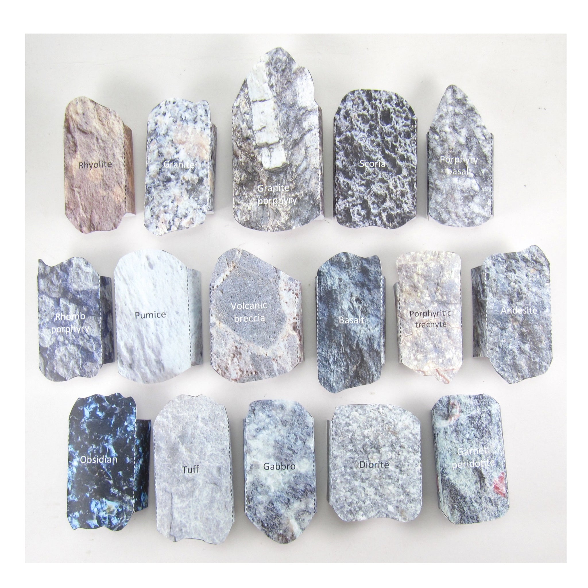 Orgainized Rocks Igneous Rocks – Origami Organelles