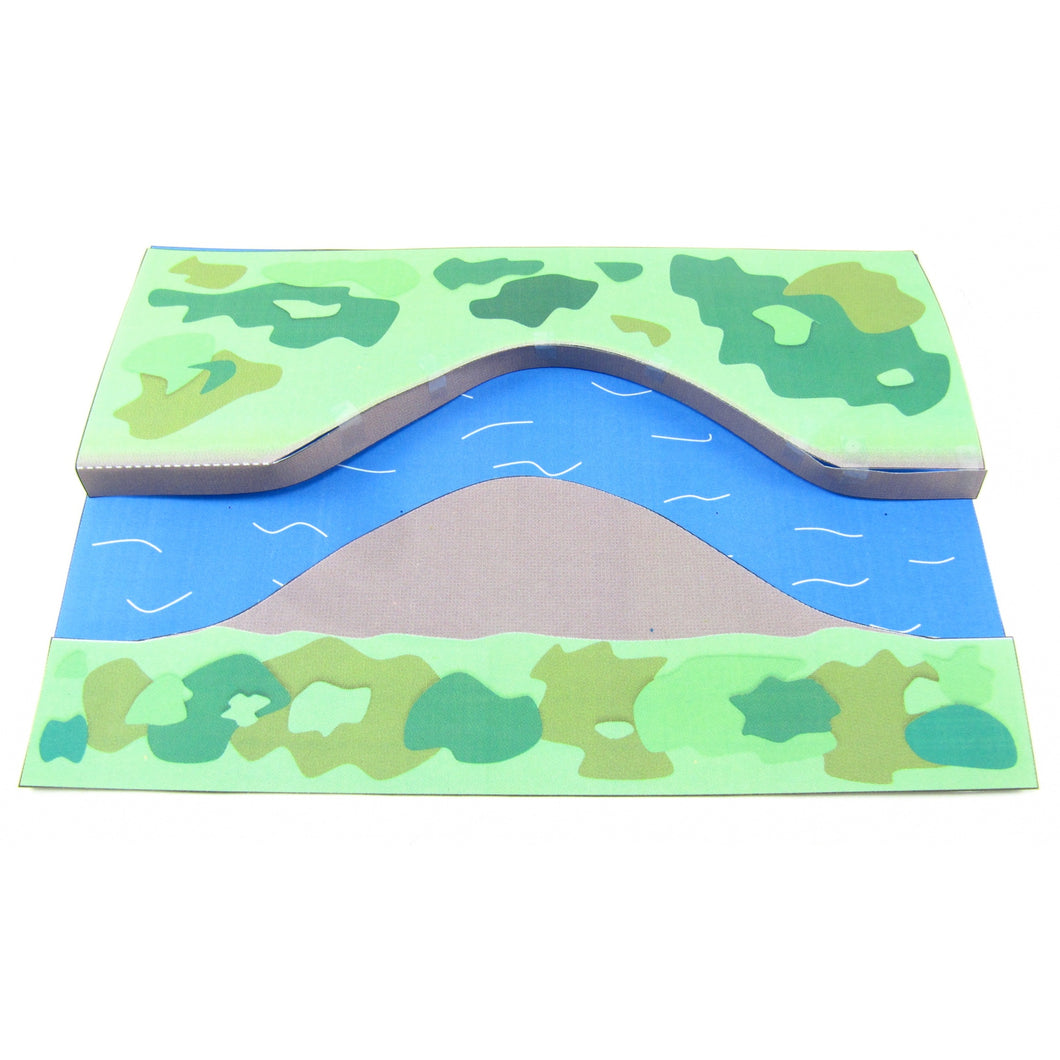 river meanders origami organelle