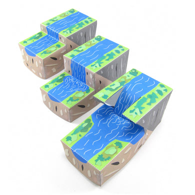 Waterfalls & gorges origami organelle